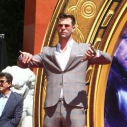Chris Hemsworth Hollywood Walk of Fame ceremony 