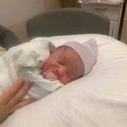 Chris Noth's newborn son Keats (c) Instagram 