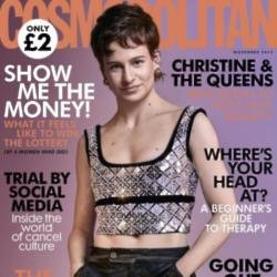 Christine and the Queens covers Cosmopolitan October 2019