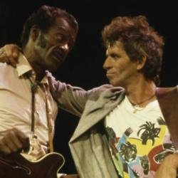 Chuck Berry and Keith Richards