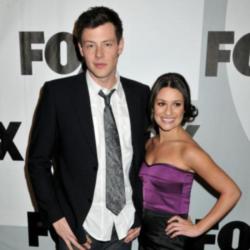 Lea Michele with Cory Monteith