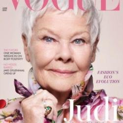 Dame Judi Dench on Vogue cover