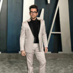 Dan Levy at the 2020 Vanity Fair Oscars Party