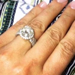 Danielle Lloyd's Instagram ring post