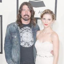 Dave Grohl with wife Jordyn Blum