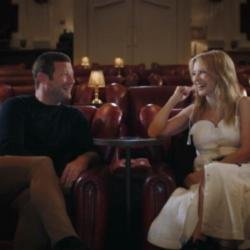 Dermot O'Leary and Kylie Minogue