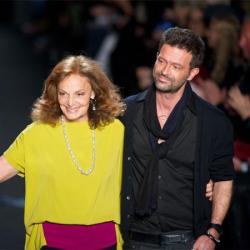 Yvan Mispelaere with Diane von Furstenberg