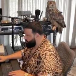 DJ Khaled in the studio (c) Instagram 