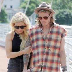 Dougie Poynter with Ellie Goulding