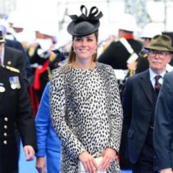 Duchess Catherine at ship naming ceremony
