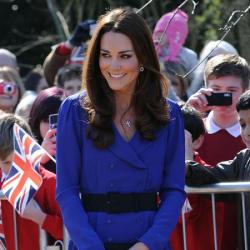 Duchess Catherine has worn blue on many occasions 