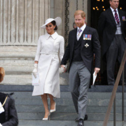 Duke and Duchess of Sussex in London last week