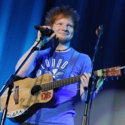 Ed Sheeran, the UK's most pirated singer.