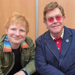 Ed Sheeran and Elton John (c) Instagram