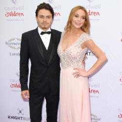 Egor Tarabasov and Lindsay Lohan