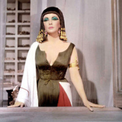 Elizabeth Taylor played Cleopatra on the big screen