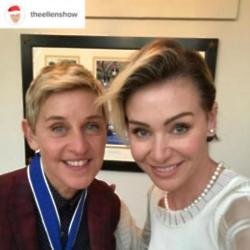 Ellen DeGeneres at the White House (c) Instagram