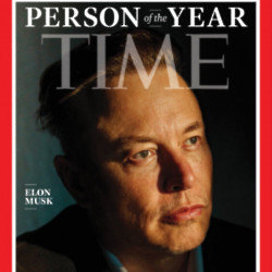 Elon Musk covering TIME magazine (c) Mark Mahaney