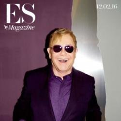 Elton John on cover of ES Magazine
