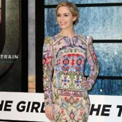 Emily Blunt at The Girl on the Train premiere