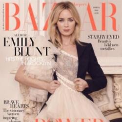 Emily Blunt covers Harper's Bazaar 
