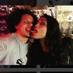 Eric Andre and Rosario Dawson (c) Instagram