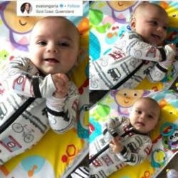 Eva Longoria's son Santiago (c) Instagram