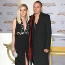 Evan Ross and Ashlee Simpson 
