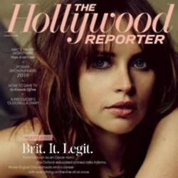 Felicity Jones on the cover of The Hollywood Reporter
