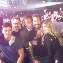Fergie at Britney Spears' Vegas show