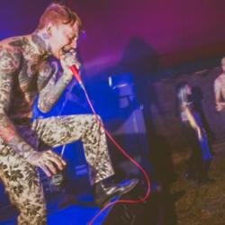 Frank Carter performing on The Ride 2016 tour