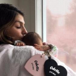 Genevieve Cortese with daughter Odette via Twitter
