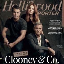 George Clooney in the new issue of The Hollywood Reporter