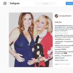 Geri Horner with Emma Bunton at Attitude Awards (c) Instagram