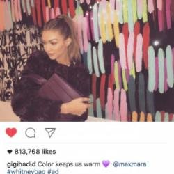 Gigi Hadid (c) Instagram