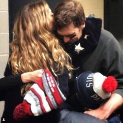 Gisele Bundchen and Tom Brady (c) Instagram