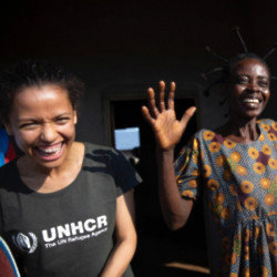 Gugu Mbatha-Raw wants support for the displaced in DR Congo