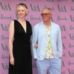 Gwendoline Christie and Giles Deacon