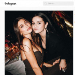 Hailey Bieber and Selena Gomez at the gala (c) Instagram