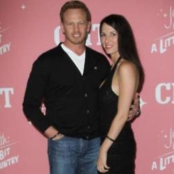 Ian Ziering and his wife