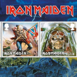 Iron Maiden fans can get their hands on the stamps from January 12