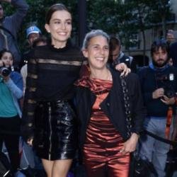 Isabel Marant (Right) at Paris Fashion Week 