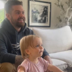 Jack Osbourne's daughter Maple loves watching Ozzy perform on TV but is scared of him in real life