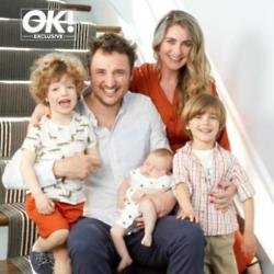 James and Victoria Bye and their children in OK! Magazine 