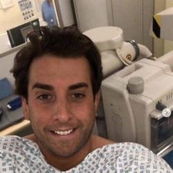 James Argent in hospital (c) Instagram 