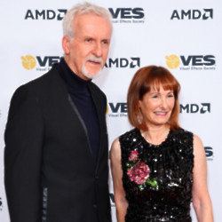 James Cameron honoured Gale Anne Hurd at the event