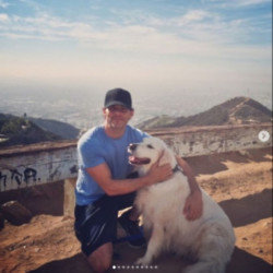 James Marsden with his dog Buddy (c) Instagram