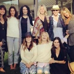 Jennifer Aniston's birthday bash via Instagram (c)