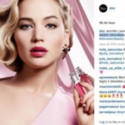 Jennifer Lawrence in the new Dior campaign (c) Instagram
