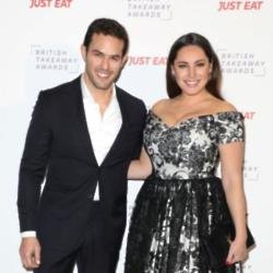 Jeremy Parisi and Kelly Brook at the British Takeaway Awards